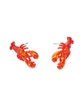 Betsey Johnson Mermaid Jewels Lobster Stud Earrings