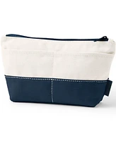 Lands' End Zipper Canvas Pouch