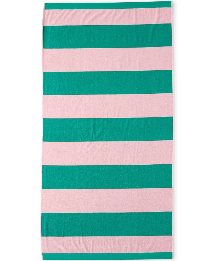 Lands' End Cabana Stripe Beach Towel