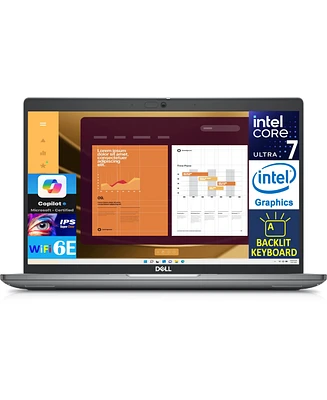 Dell Latitude 5450 HK9VF Titan Gray Laptop, Core Ultra 7 155U, 16GB, 512GB PCIe Ssd, 14.0" Ips Fhd (1920x1080), Intel Graphics, Windows 11 Pro