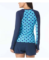Beach House Sport Women's Zip Front Rash Guard