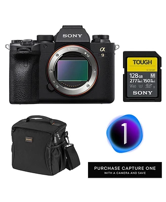 Sony Alpha a9 Ii Mirrorless Camera, Bundle with 128GB Memory Card, Shoulder Bag and Capture One Pro Prepaid Subscription