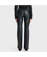 Freddy Women's Wr.up Faux Leather Super Flare Pants