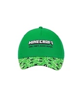 Minecraft Boys Creeper All-Over Print Youth Adjustable Baseball Cap