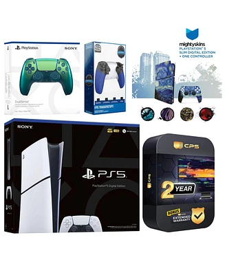 Sony Playstation 5 Slim Digital with Extra Volcanic Red Controller