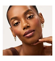 Ana Luisa - Gold Drop Earrings - Ash Double Mini