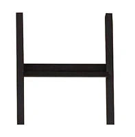 Wood 4-Tier Ladder Bookcase – Modern Leaning Bookshelf Display