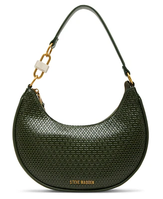 Steve Madden Lohan-w Embossed Woven Small Hobo Bag