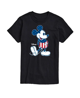 Airwaves Men's Disney Mickey Mouse American Short Sleeve T-Shirt