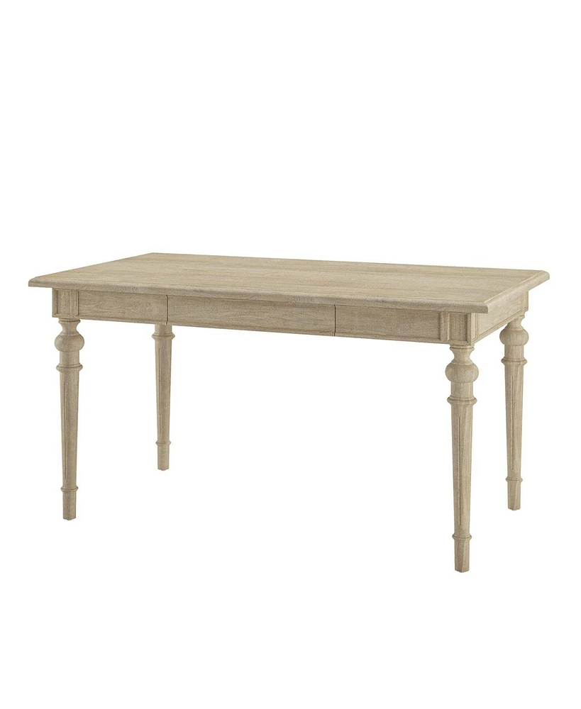 Pintu Farmhouse Dining Table With Drawer