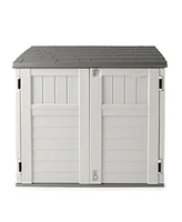 Suncast BMS2500 53 x 31.5 x 45.5" Horizontal Resin Outdoor Storage Shed w/ Floor