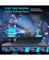 Thunderobot Radiant 16 4060 2.5K Gaming Laptop, 16" Wqxga 240Hz Display, 14th Gen Intel i7-14650HX, GeForce Rtx 4060, 16GB DDR5 Ram, 512GB PCIe Ssd, R