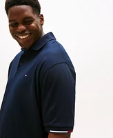 Tommy Hilfiger Men's Big & Tall Flag-Cuff Polo Shirt