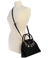 Guess Everlee Quilted Dome Satchel Bag