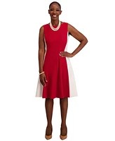 Kasper Women's Seamed Sleeveless Dress