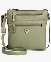 Giani Bernini Pebble North South Small Crossbody, Exclusively at Macy's
