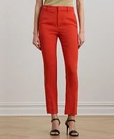 Lauren Ralph Women's Stretch Cady Cropped Pants