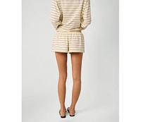 WeWoreWhat Women's Cotton Knit Pull On Shorts