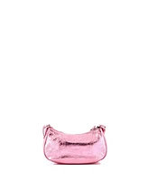 Pre-Owned Balenciaga Mini Le Cagole Giant Studs Shoulder Bag Leather with Crystals