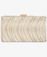 I.n.c. International Concepts Randdi Wavy Imitation Pearl Clutch, Exclusively at Macy's