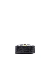 Pre-Owned Balenciaga Xs Hourglass Top Handle Bag Embossed Leather