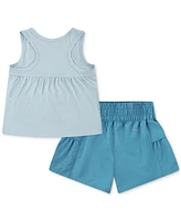 Nike Toddler Girls Sunny Swoosh Tank Top & Shorts, 2 Piece Set