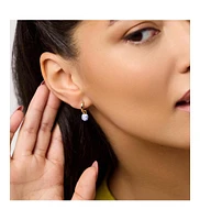 Ana Luisa - Gold Drop Earrings - Lainey Marble Blue