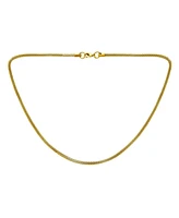Bling Jewelry Bali Balinese Coreana Caviar Yellow Gold Plated Popcorn Chain Necklace Stainless Steel 3.5MM