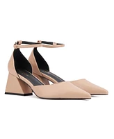 Women's Vicki Ankle Strap Pointed Toe Heel