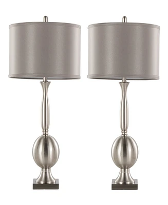 Lumisource 30" Metal Joan Contemporary Table Lamp, Set of 2