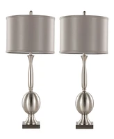 Lumisource 30" Metal Joan Contemporary Table Lamp, Set of 2