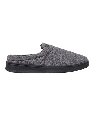 Isotoner Men's Heathered Knit Brady Clog Slippers