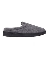 Isotoner Men's Heathered Knit Brady Clog Slippers