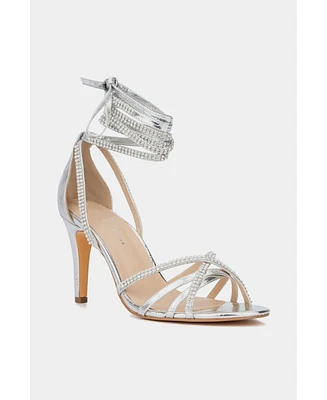 Gem Strap Heels - Wide Width