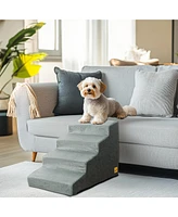 Bingopaw 4-Step Non-Slip Sponge Dog Stairs for Small Dogs