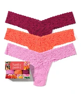 Hanky Panky Women's Signature Lace Low Rise Thong 3 Pack