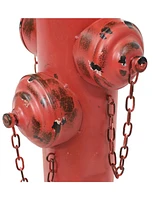 Fire Hydrant for Dogs to on - Dog Fire Hydrant Post for Potty Training- Red Powder-Coated Paint Finish