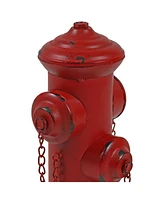 Fire Hydrant for Dogs to on - Dog Fire Hydrant Post for Potty Training- Red Powder-Coated Paint Finish