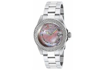 Invicta Women's 19874 Angel Quartz 3 Hand Light Pink Dial Watch