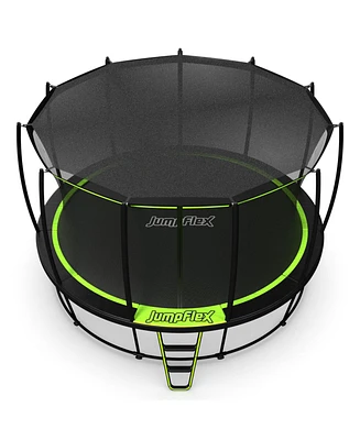 JumpFlex Smartshade Soft Outdoor Trampoline Shade Canopy Cover for Sun Protection, Compatible with Hero 12' Model Only, Trampoline Not Included, Black