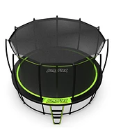 JumpFlex Smartshade Soft Outdoor Trampoline Shade Canopy Cover for Sun Protection, Compatible with Hero 12' Model Only, Trampoline Not Included, Black