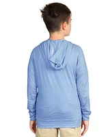 Tailorbyrd Boys Micro Stripe Printed Performance Hoodie
