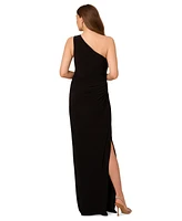 Adrianna Papell Women's One-Shoulder Embellished Gown