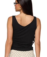 Edikted Women's Fiorella Cowl Neck Top