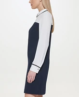 Tommy Hilfiger Women's Collared Sheath Dress