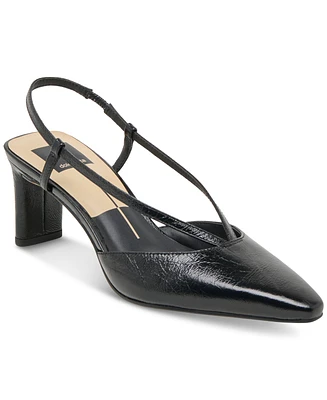 Dolce Vita Women's Ginay Pointed-Toe Slingback Blade-Heel Pumps