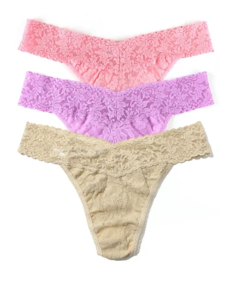 Hanky Panky Women's Signature Lace Original Thong 3 Pack