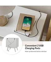 Jesus Nightstand with 2 Usb Ports