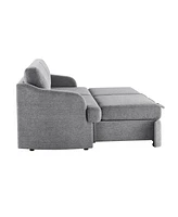Serta 91.3" Polyester Medford Convertible Sofa