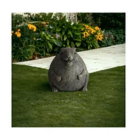 Adorable Chubby Rabbit Garden Statue for Decorative Garden Accents